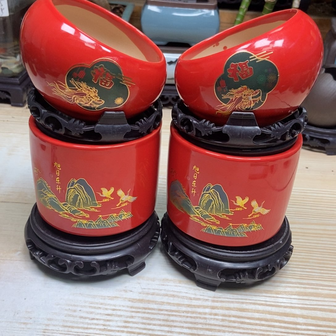 瓷片陶瓷花盆陶瓷艺术