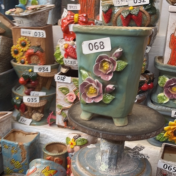 粗陶材质多肉花盆