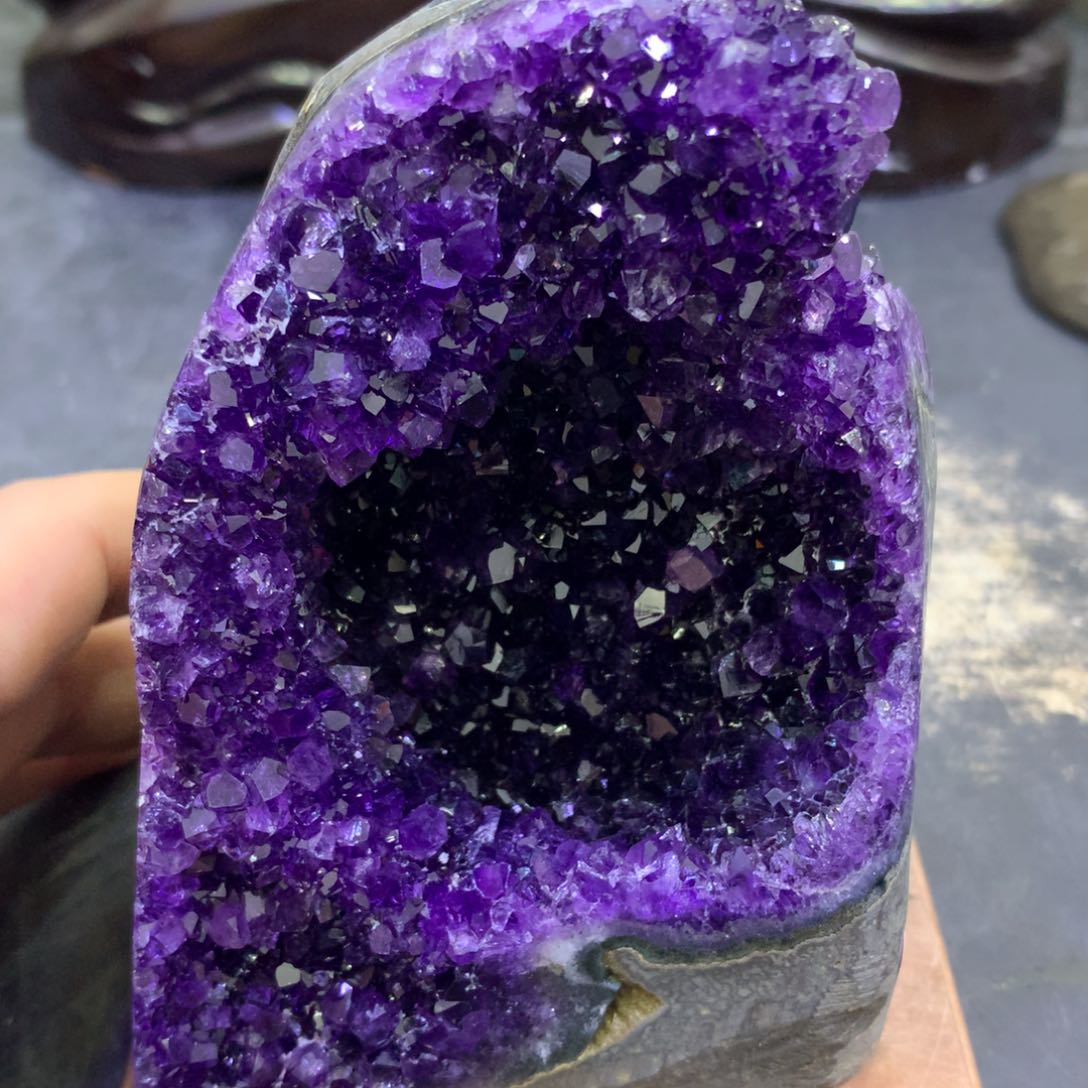 水晶摆件未镶嵌紫晶紫晶51