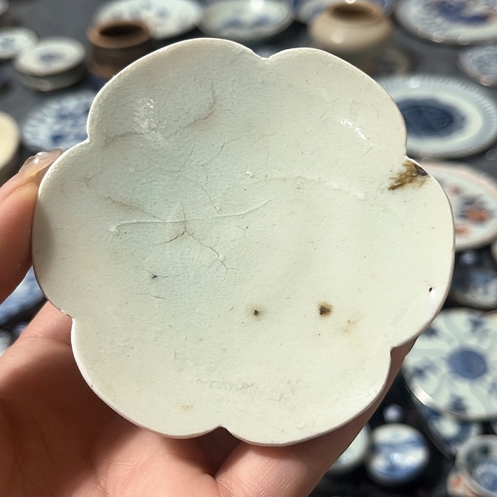 瓷片瓷片茶托喝茶非常不错