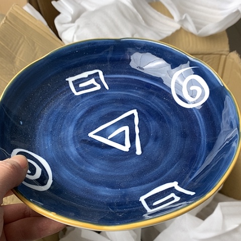 盘陶瓷制品满25拼单发货默认微瑕