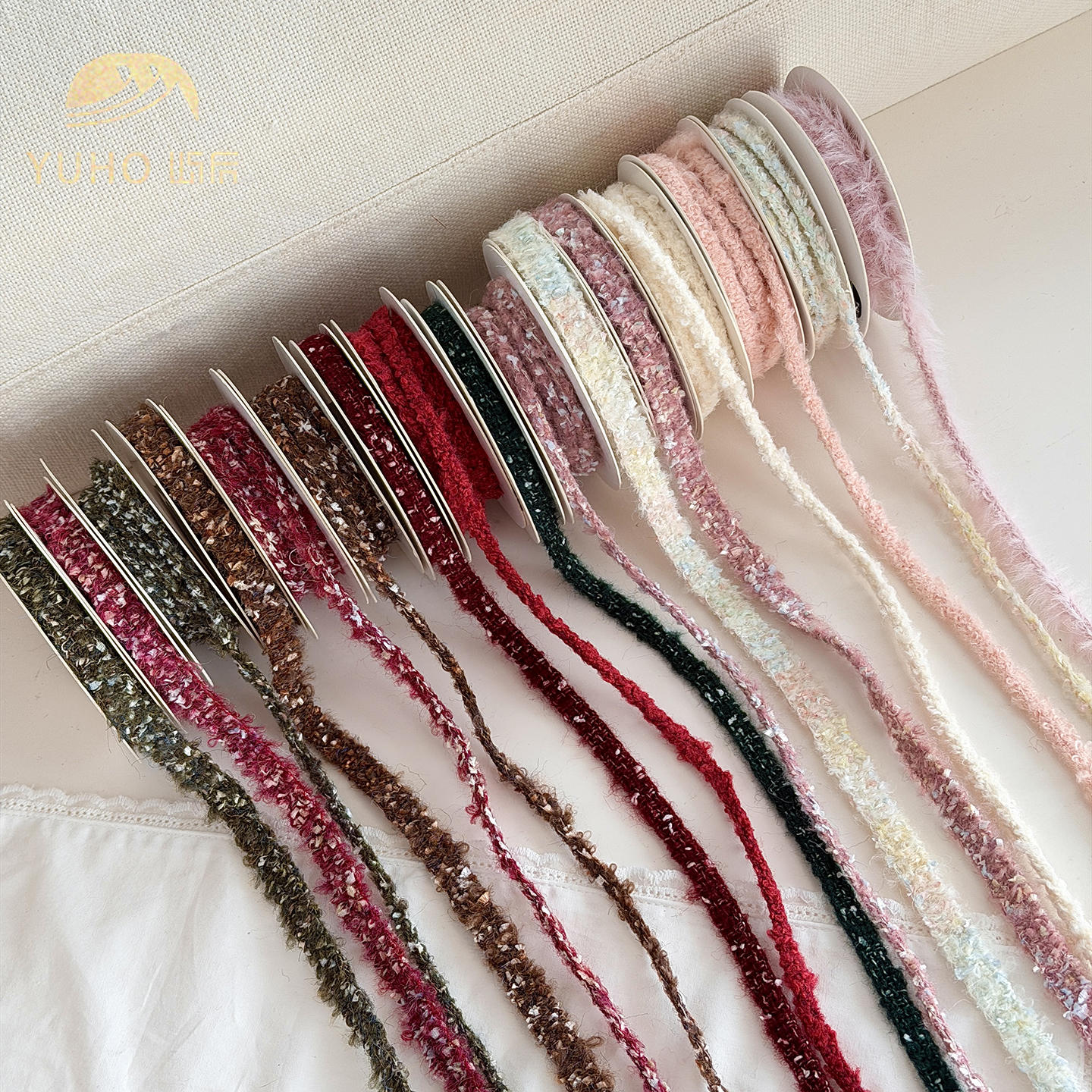 屿后 【2025】圣诞节针织毛绒丝带合集圣诞苹果盒装饰diy手工织带