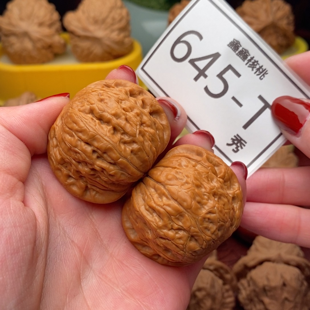 文玩核桃把件铁锤40