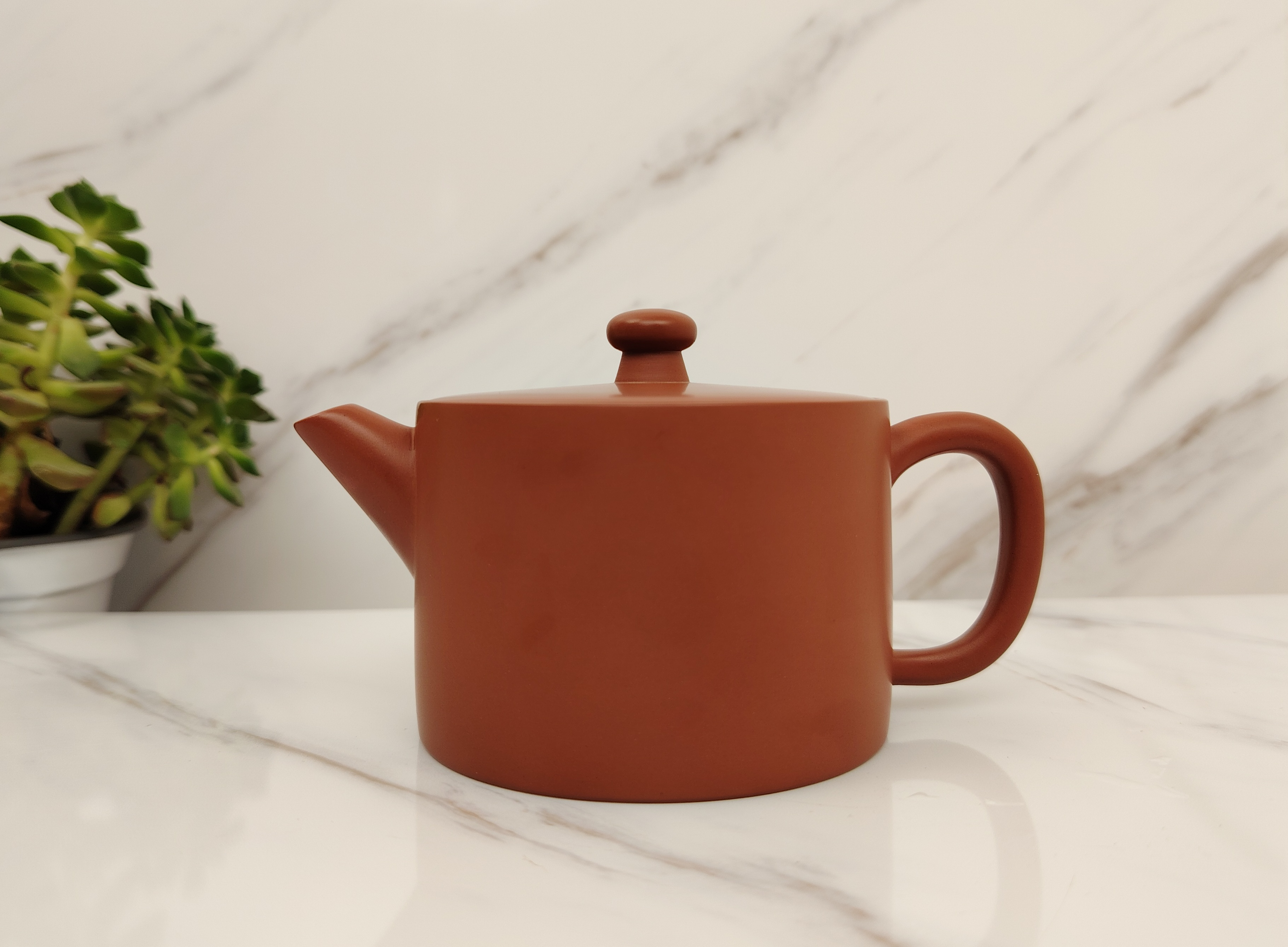 广西钦州坭兴陶泡茶器新中式工夫茶壶钦州红复烧漫山壶200cc