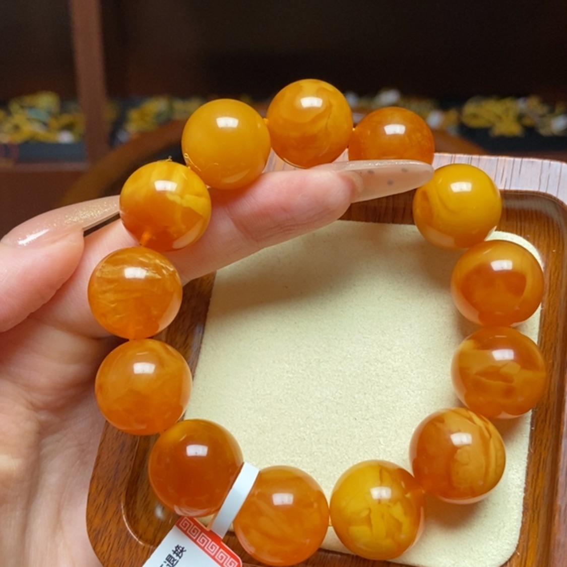 【闪购商品】蜜蜡手链未镶嵌手串