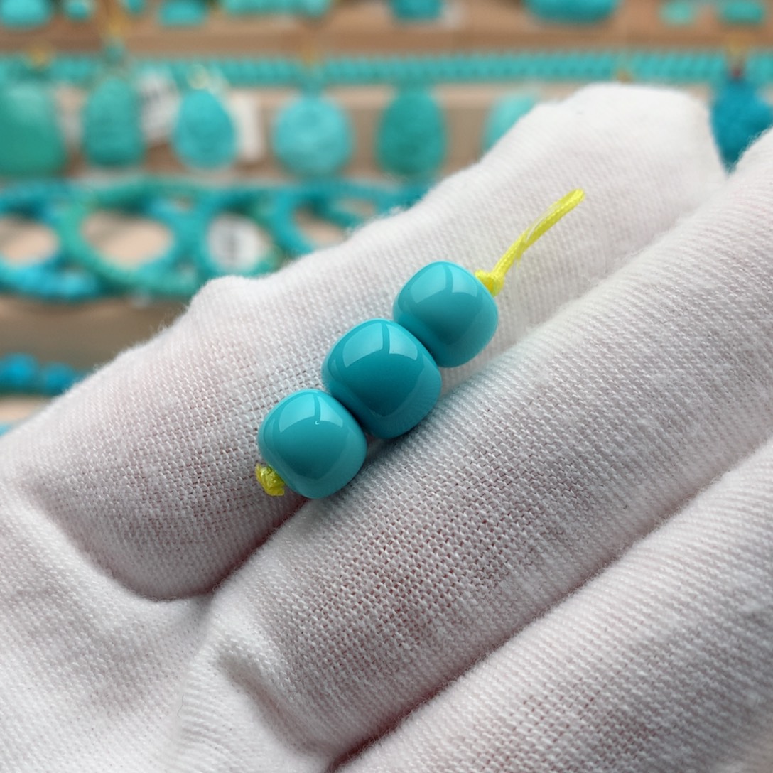 绿松石未镶嵌珠宝奇石8mm