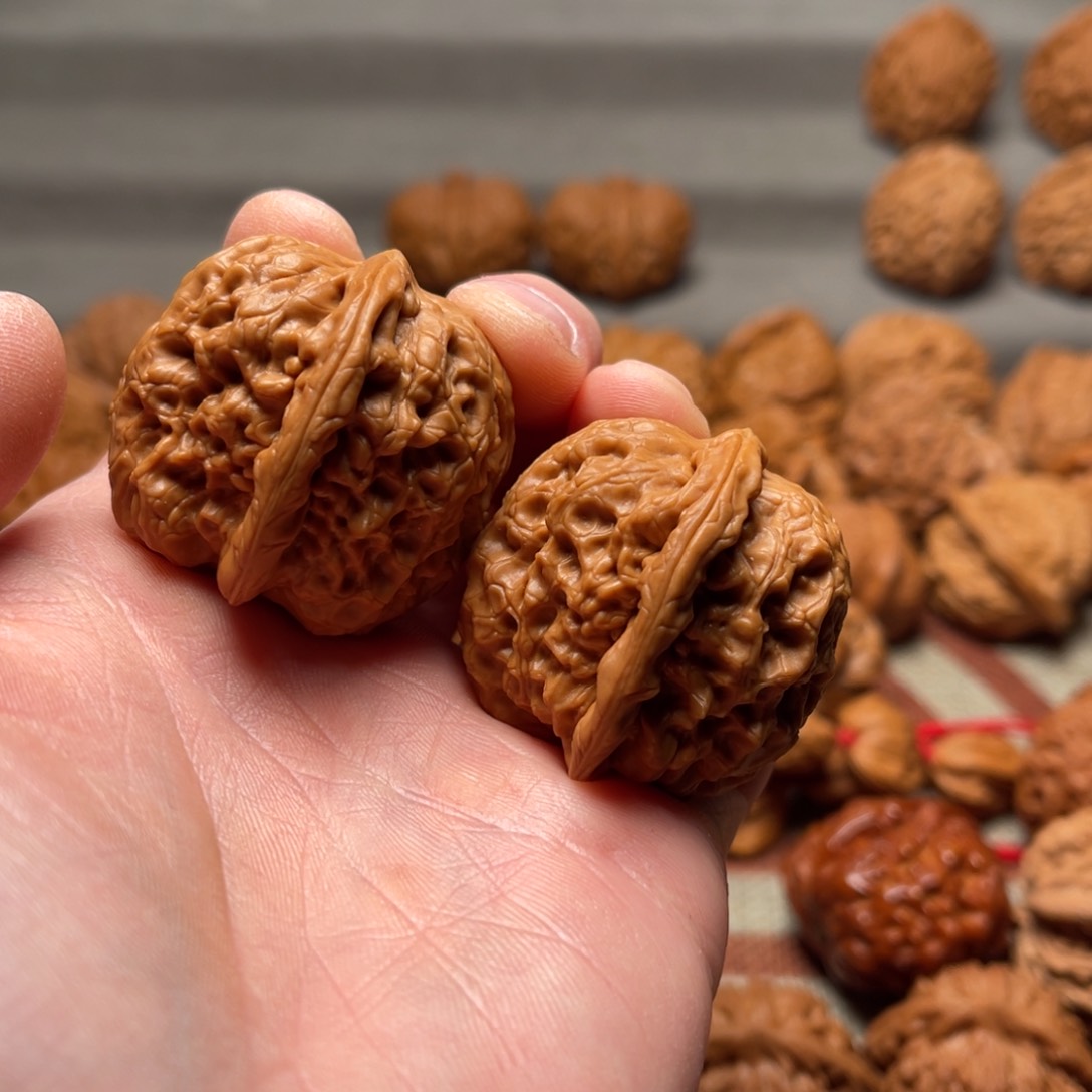 文玩核桃把件38高尔夫