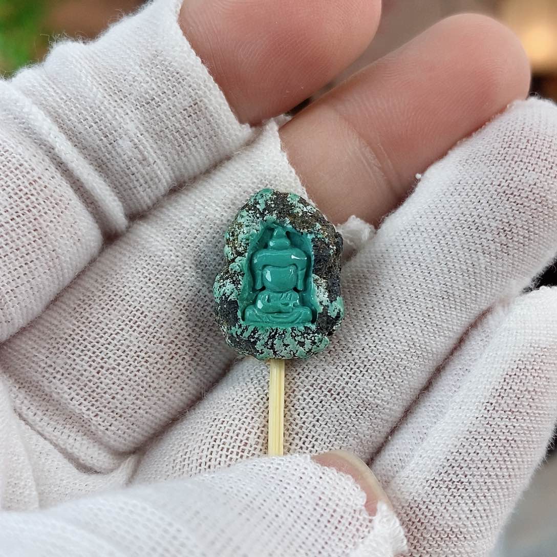 绿松石珠宝奇石未镶嵌