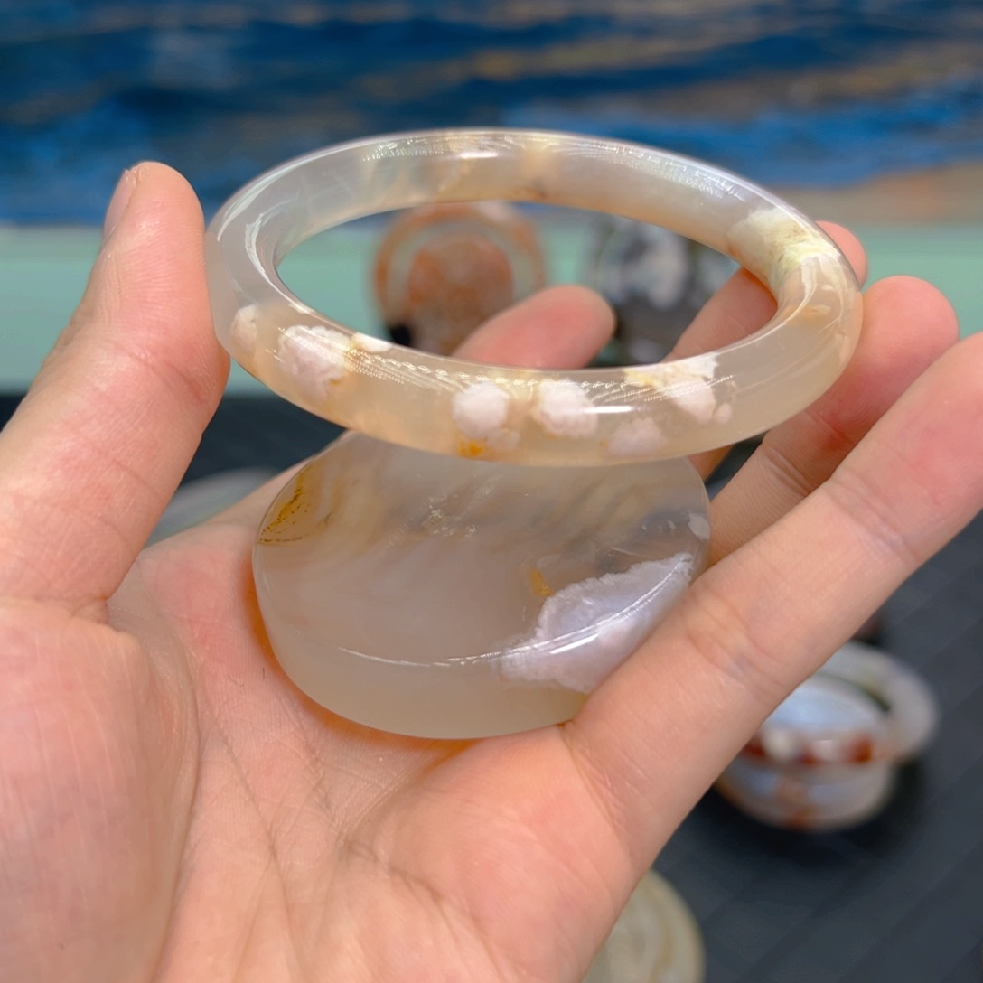 天然樱花手镯 圈口5960