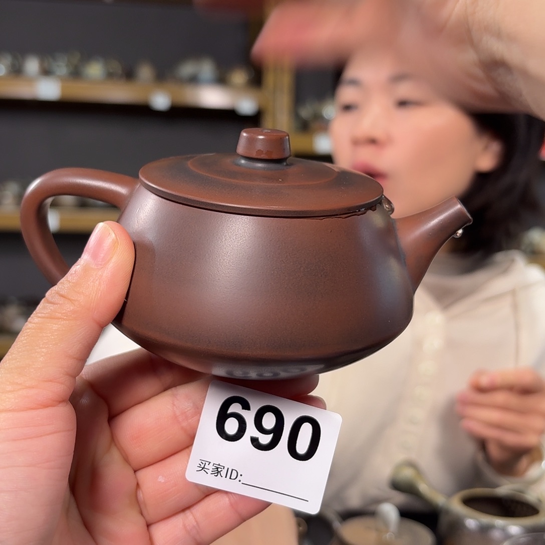 杯坭兴陶纯原矿泥料纯手工壶