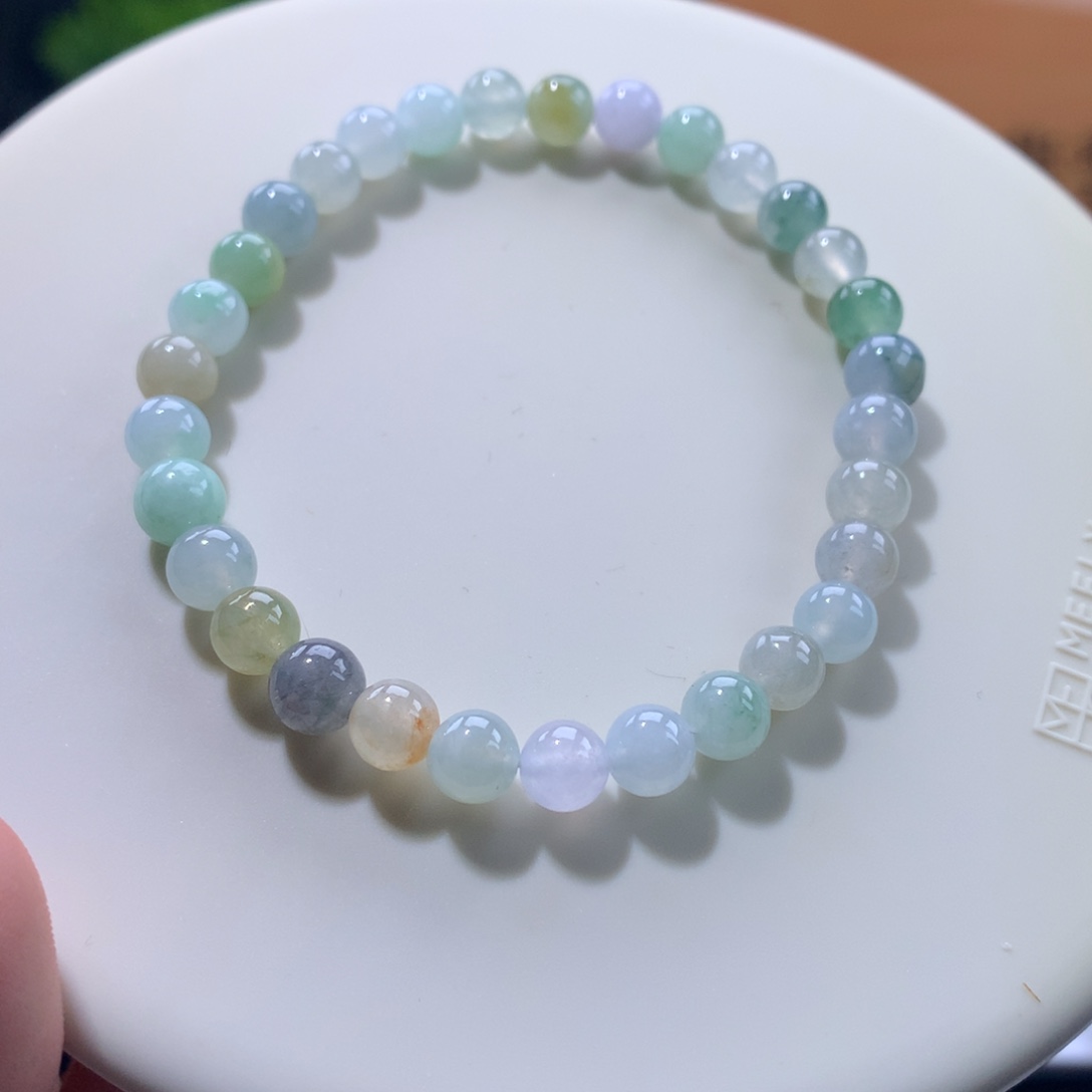 翡翠未镶嵌手链卡6