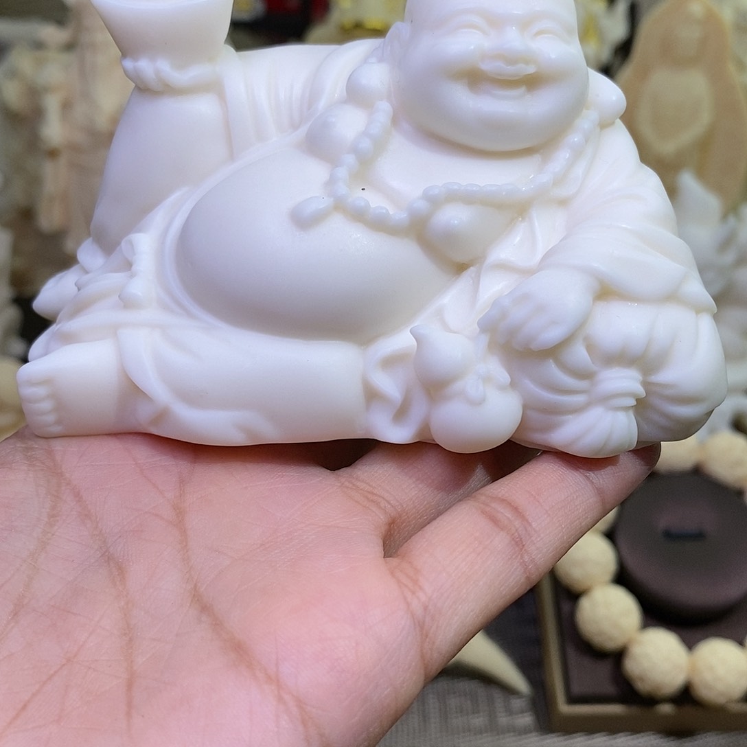 菩提根/象牙果吊坠象牙果元宝布袋弥勒