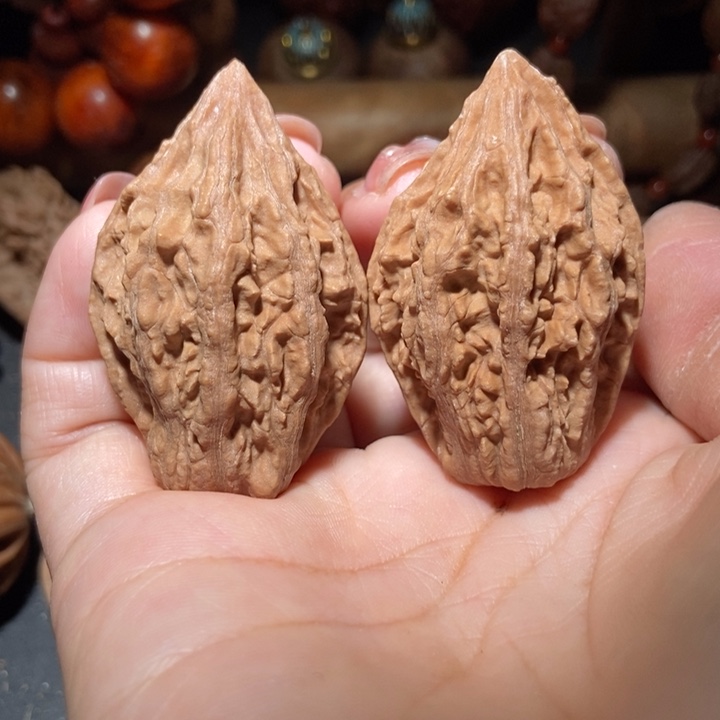 把件文玩核桃东北楸子小雪49