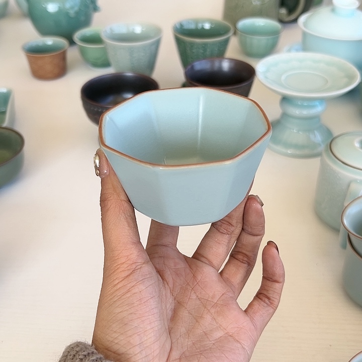 小米茶器龙泉青瓷