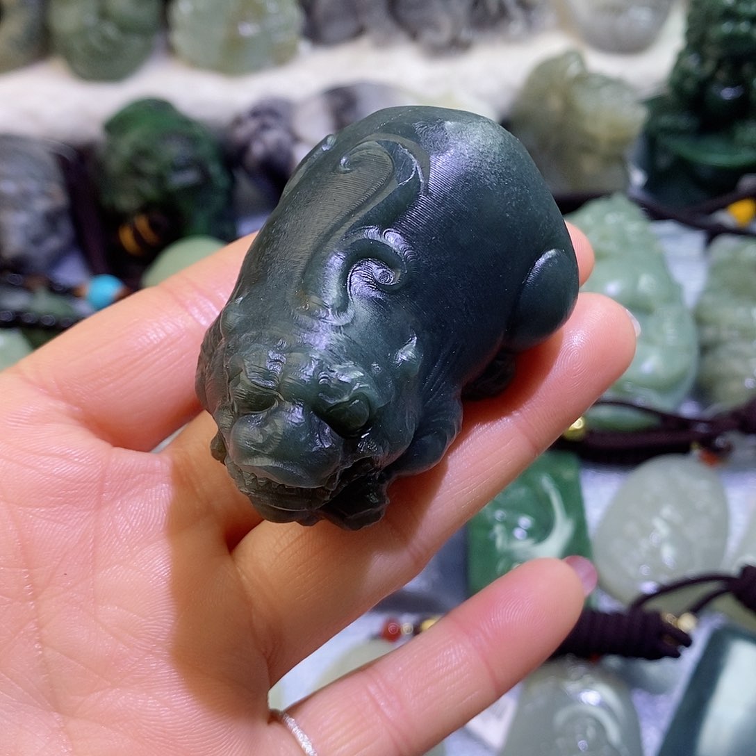 和田玉（糖玉）珠宝半成品未镶嵌大****乐