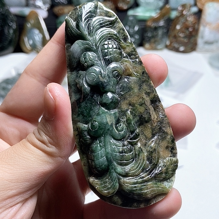 翡翠未镶嵌颈饰翡翠a货