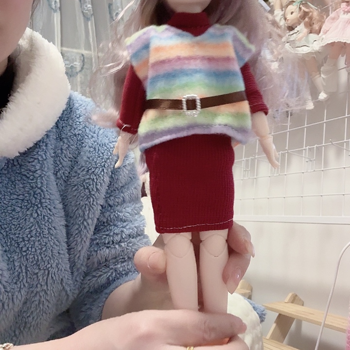 30厘米胖娃芭比娃娃变装可脱