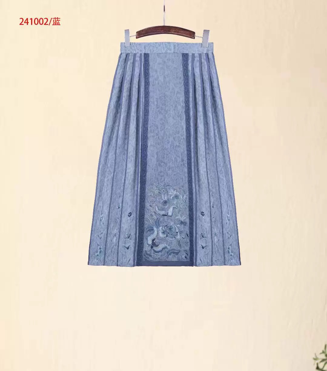 民族风刺绣马面裙241002