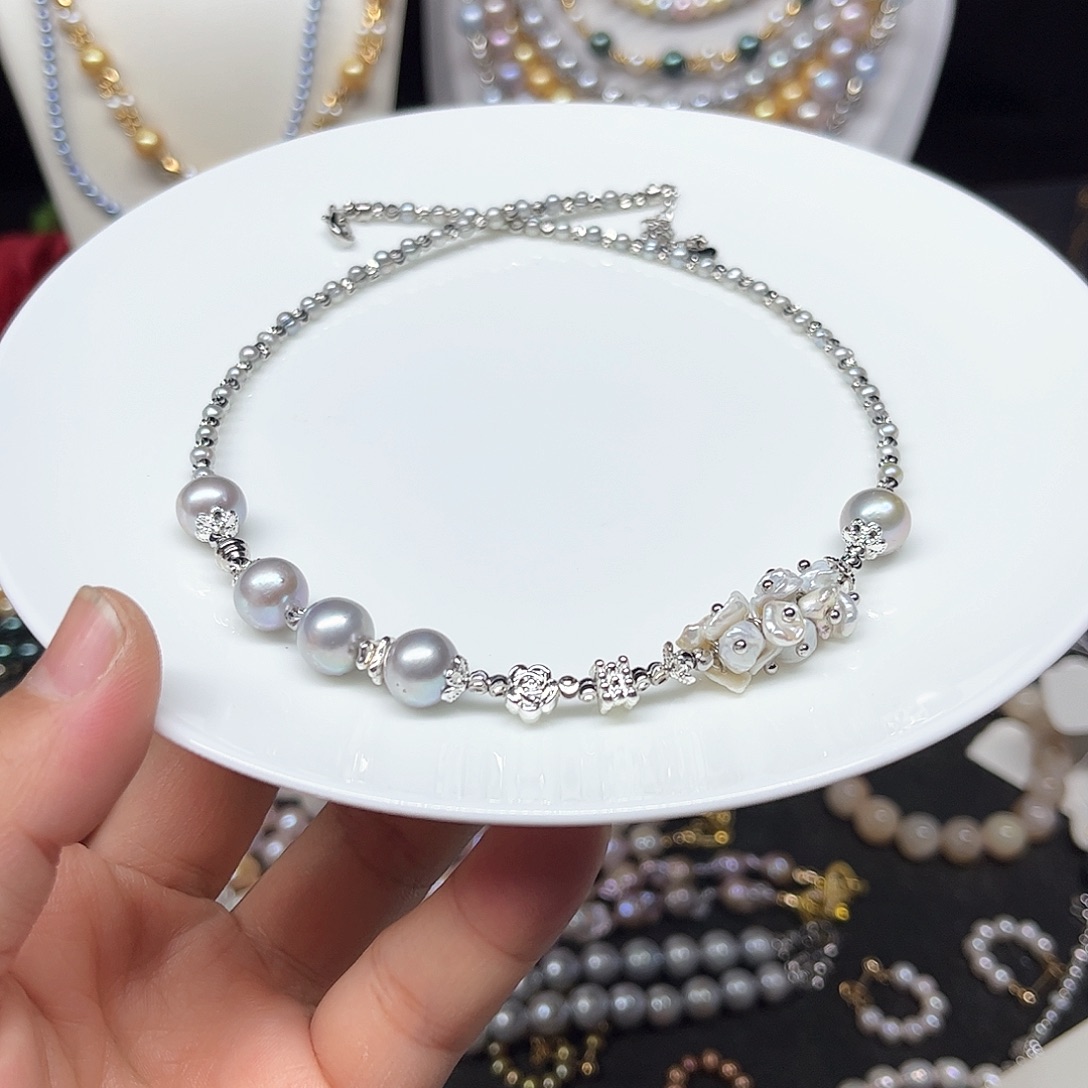 淡水珍珠颈饰未镶嵌