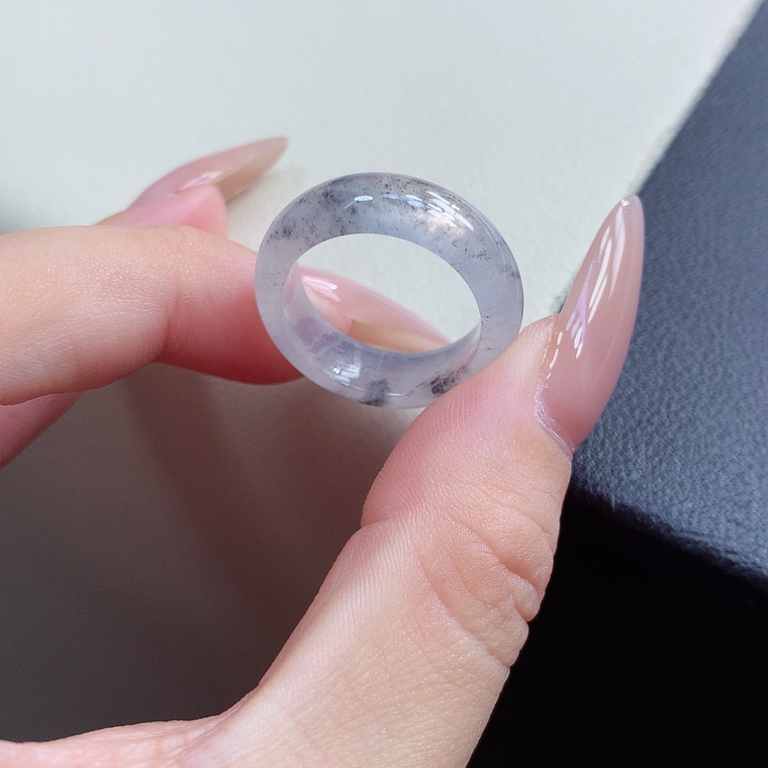 翡翠未镶嵌戒指15号