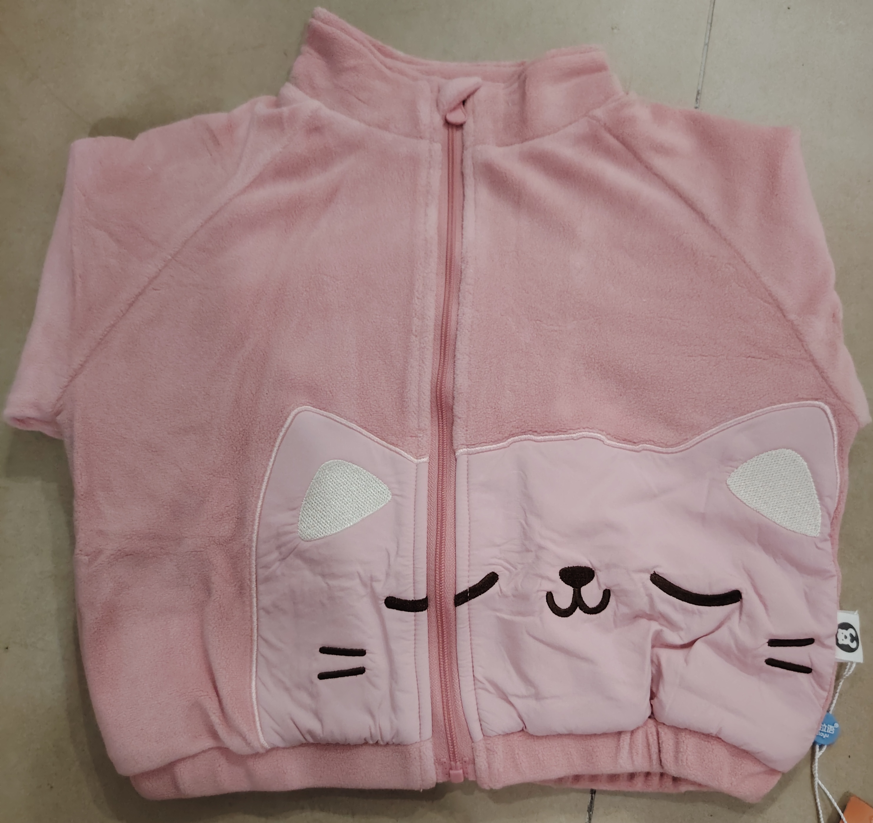 衣LY（6604）瞌睡猫咪薄棉外套