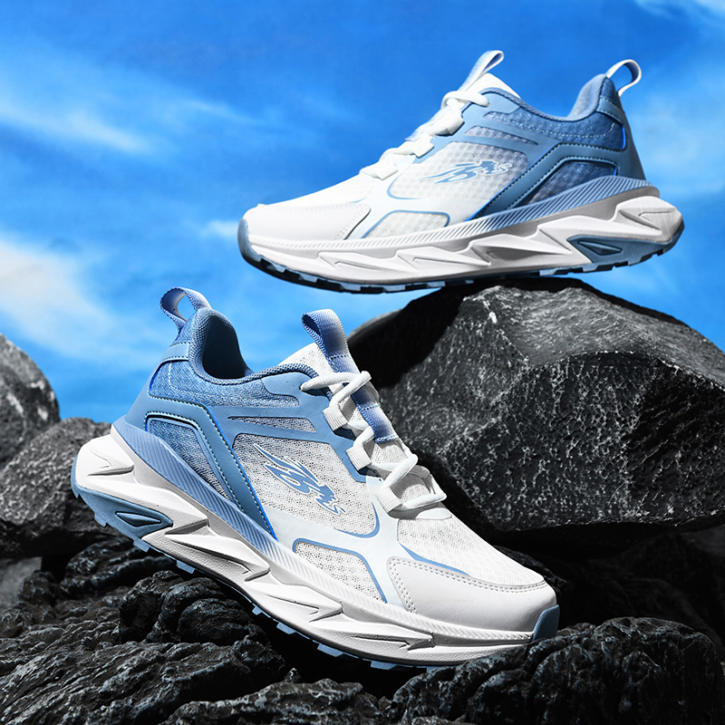 特大码男鞋45冬季加肥加宽保暖老爹鞋46飞织网面初中体测47运动48