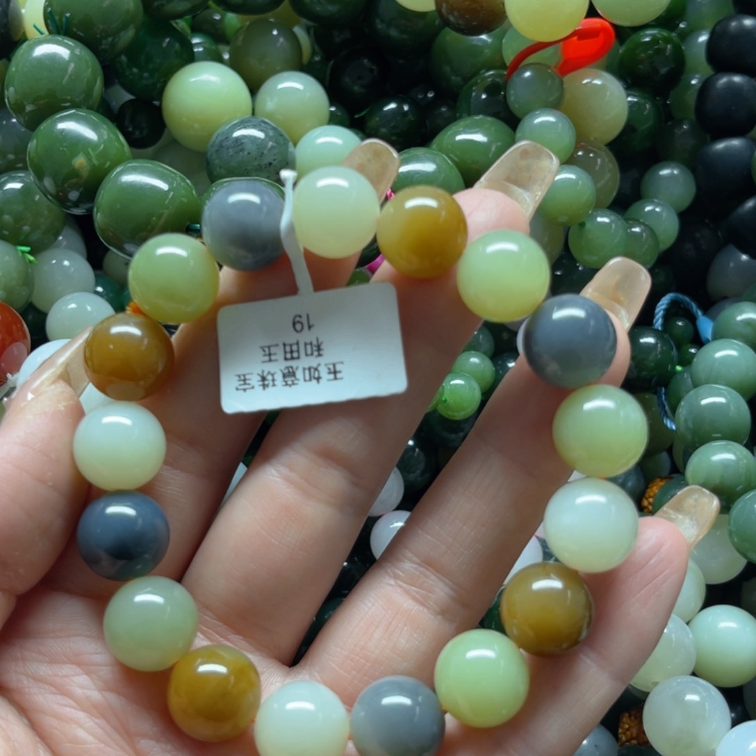 和田玉手链未镶嵌