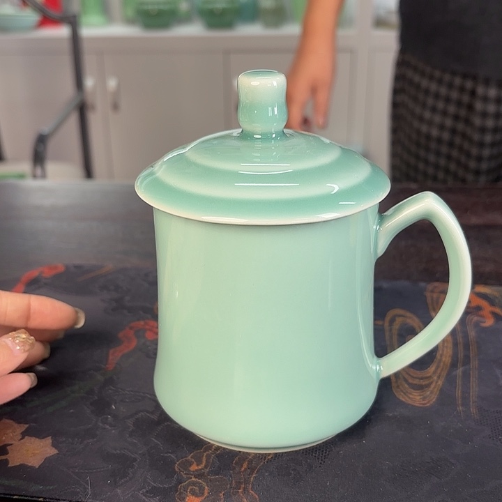 龙泉云间青瓷小米茶器