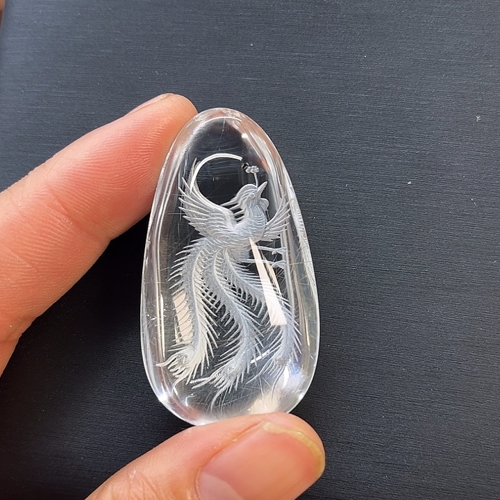 水晶颈饰未镶嵌发晶凤凰