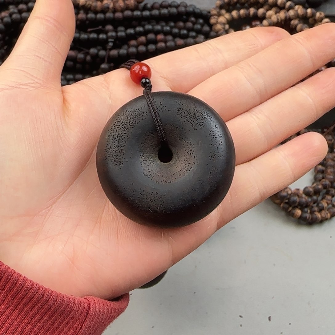 降真香手串/手链软油大平安扣4.5cm