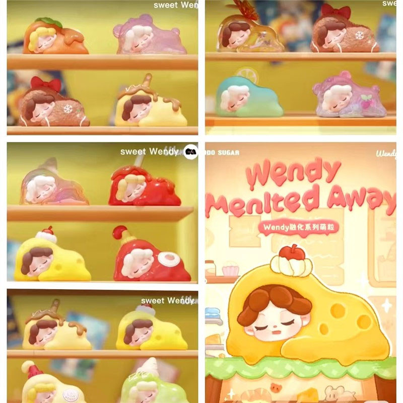可可【拆盒】wendy二代2代融化系列萌粒（许愿）潮玩盲盒代拆