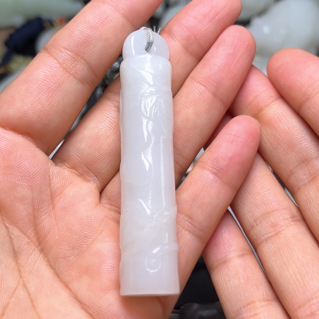 和田玉未镶嵌吊坠(不含链)