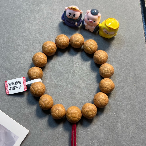 〖F416163〗25年16毫米尼泊尔麒麟眼菩提手串原生态精挑文玩手串