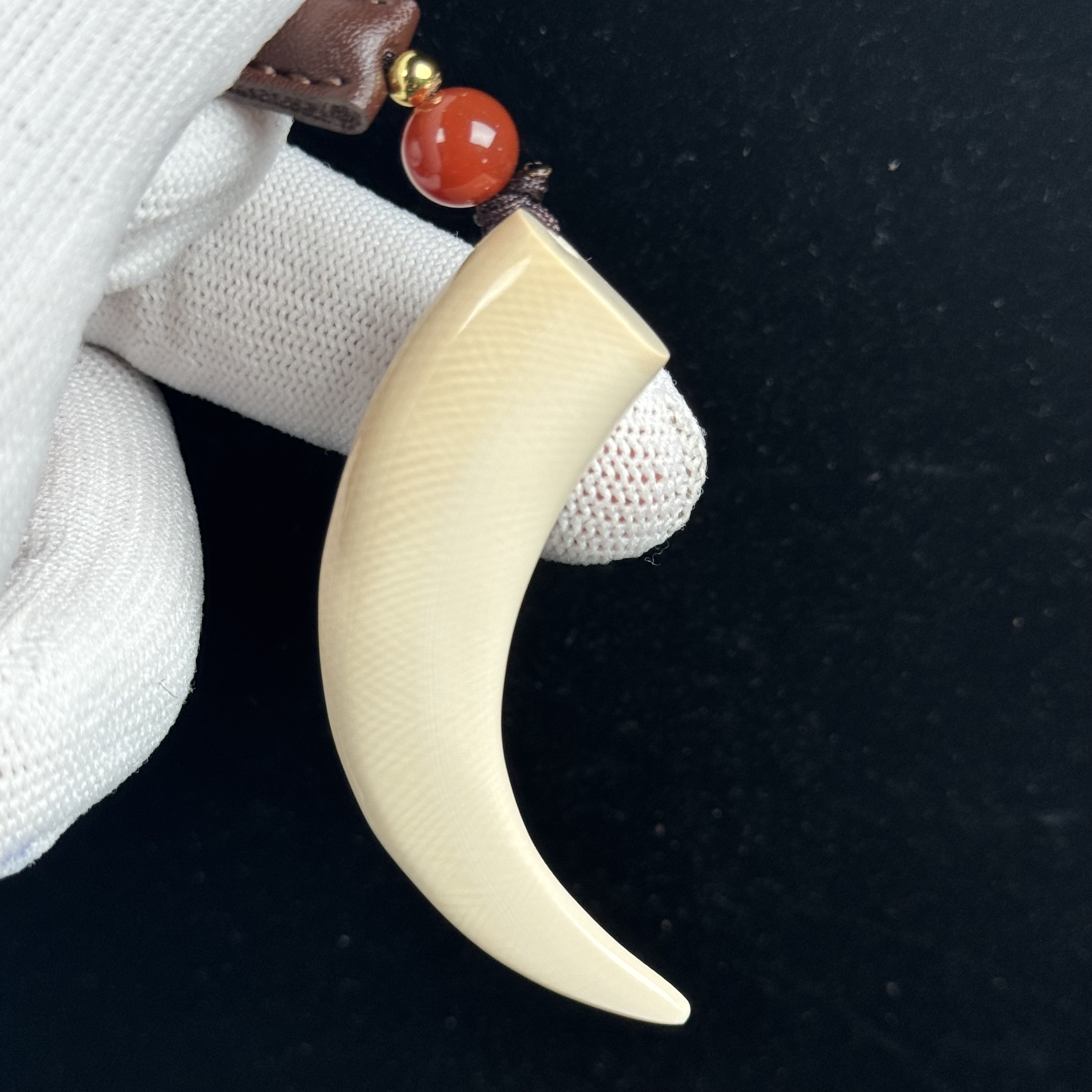 L4269天然猛犸牙牙尖61.3mm支持鉴定 假一罚四