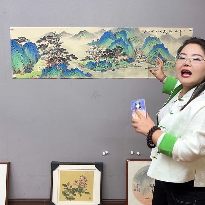 国画中美老师纯手绘作品