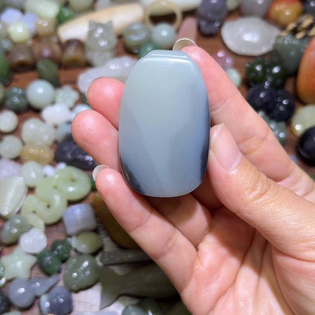 和田玉珠宝半成品未镶嵌