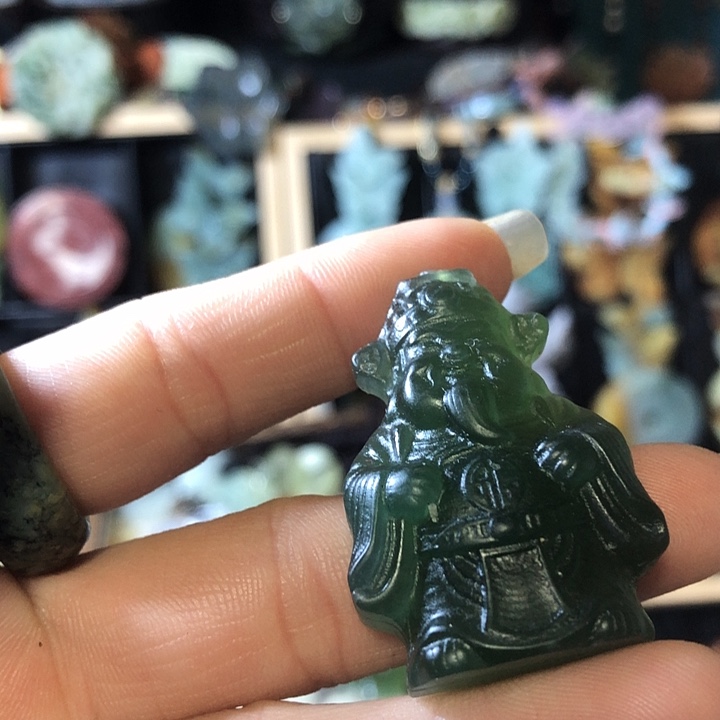 岫玉未镶嵌岫玉挂件