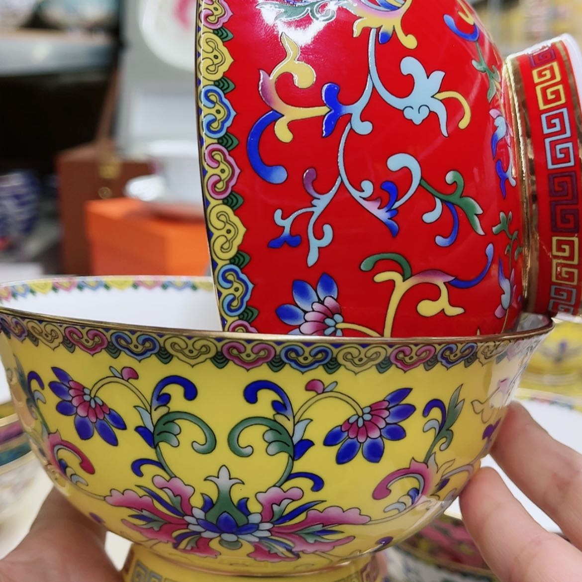 【闪购商品】珐琅6寸2个。。。。。