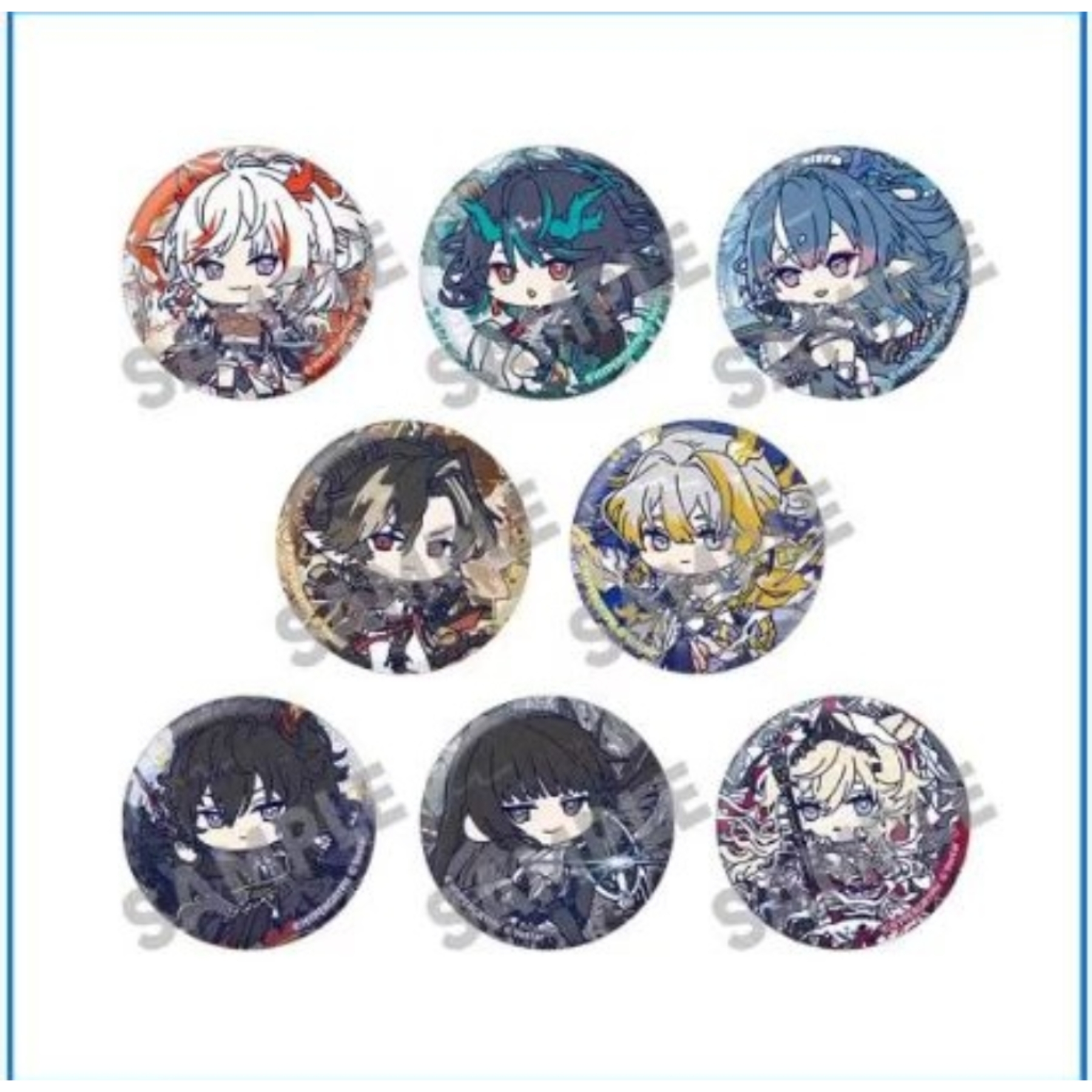 明日方舟五周年Q版徽章～立牌