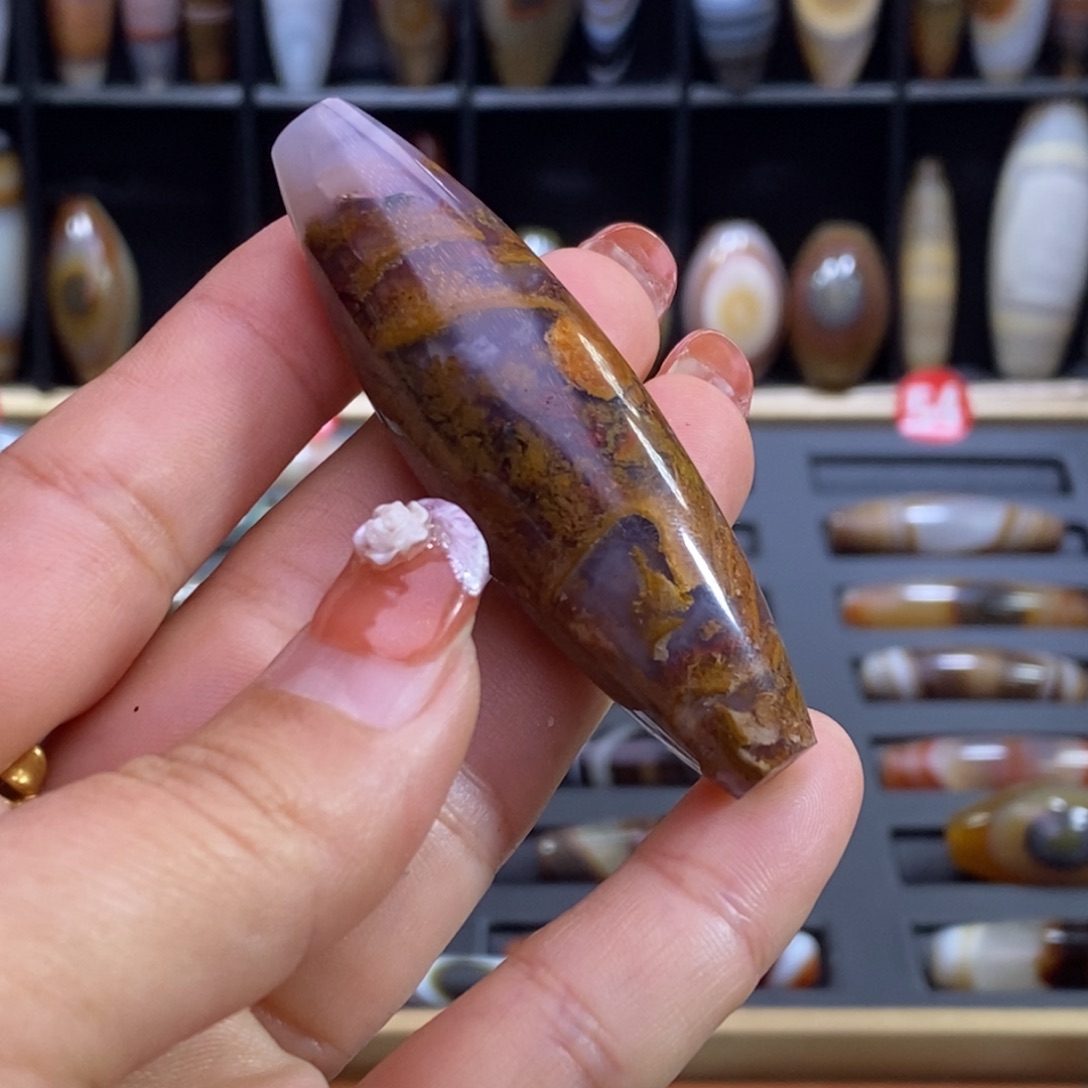 合金颈饰玛瑙/玉髓光*