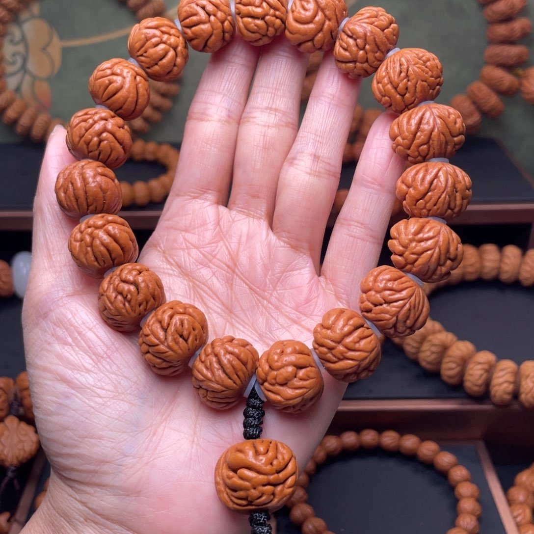 桃核手串19豹子头