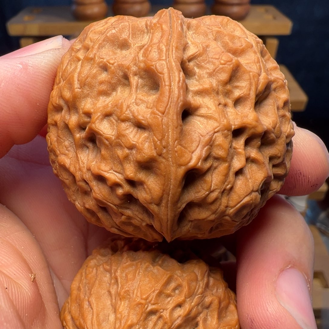 吊坠文玩核桃铁锤元宝41mm