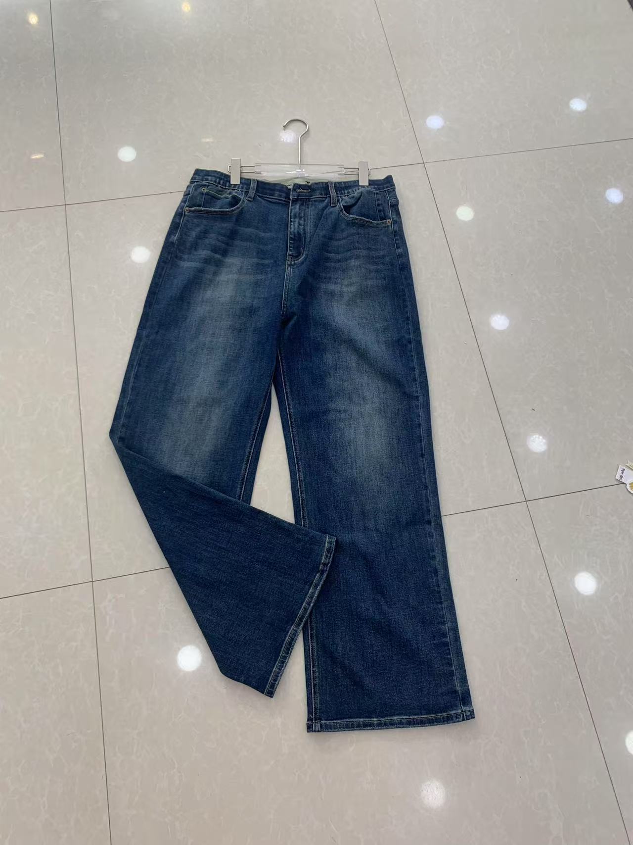 二姐家009栢8790百搭高腰女牛仔裤