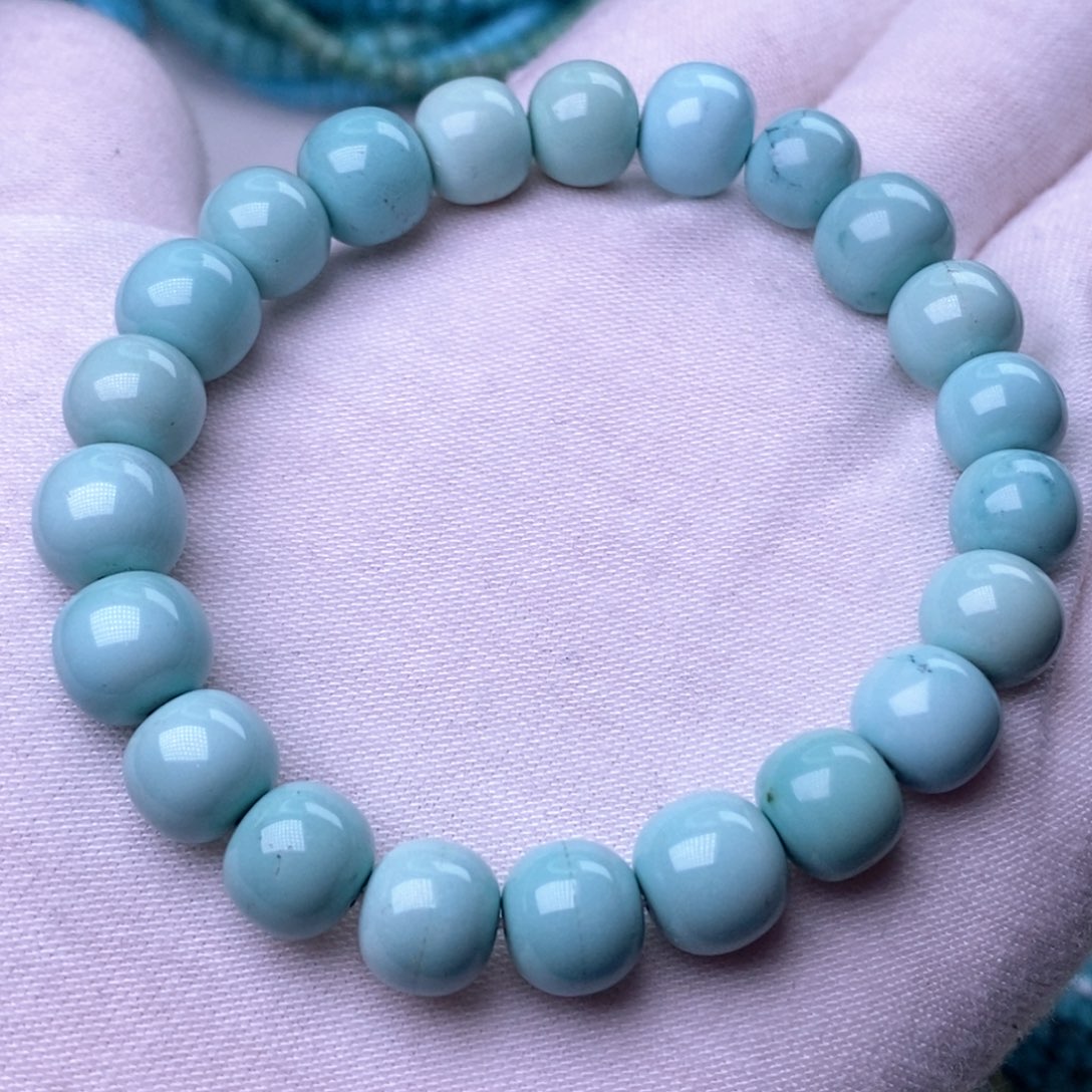 绿松石未镶嵌珠宝奇石9.5mm