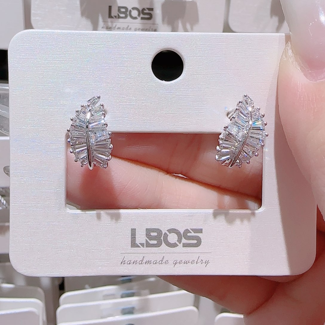 锆石铜合金925银耳环