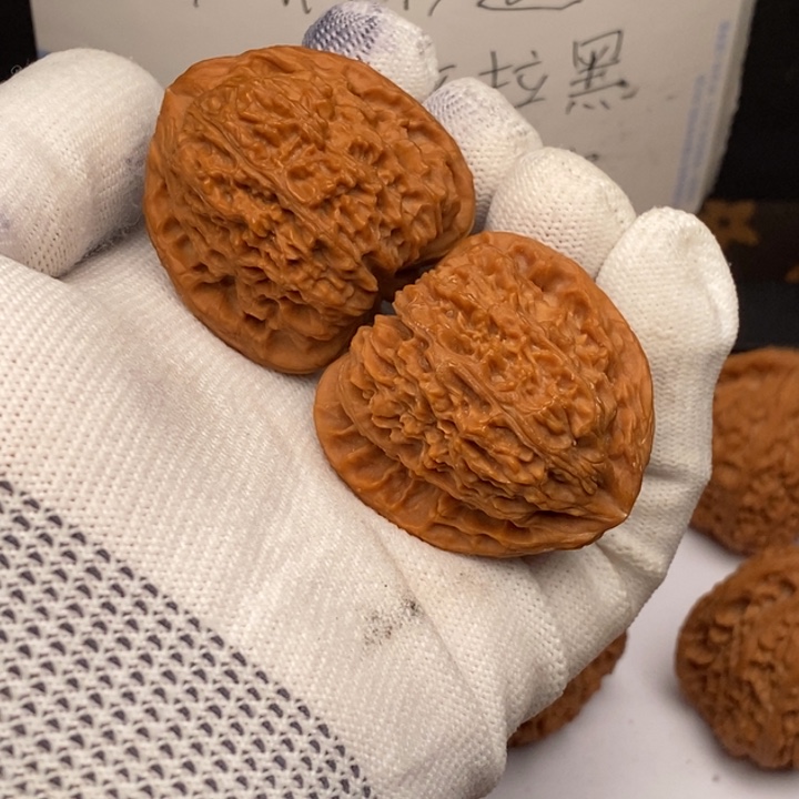 把件文玩核桃三角南疆石40