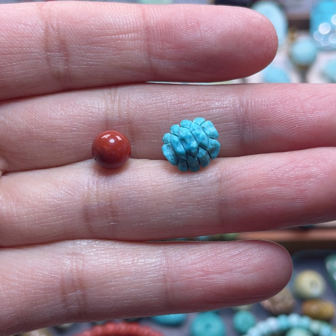 南红玛瑙配饰未镶嵌