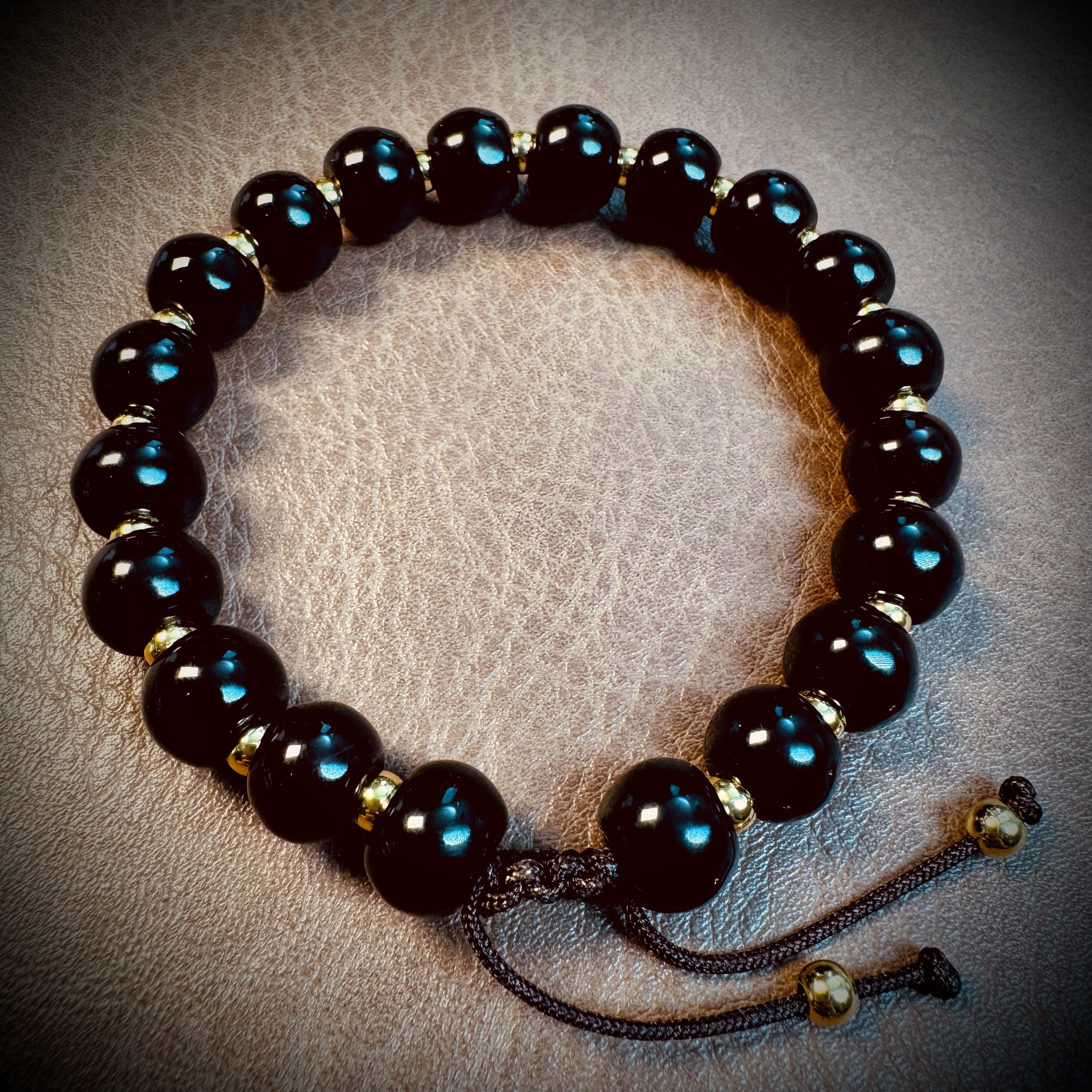 yys206-11m唐玛瑙唐球手串男女款毕业级-手串