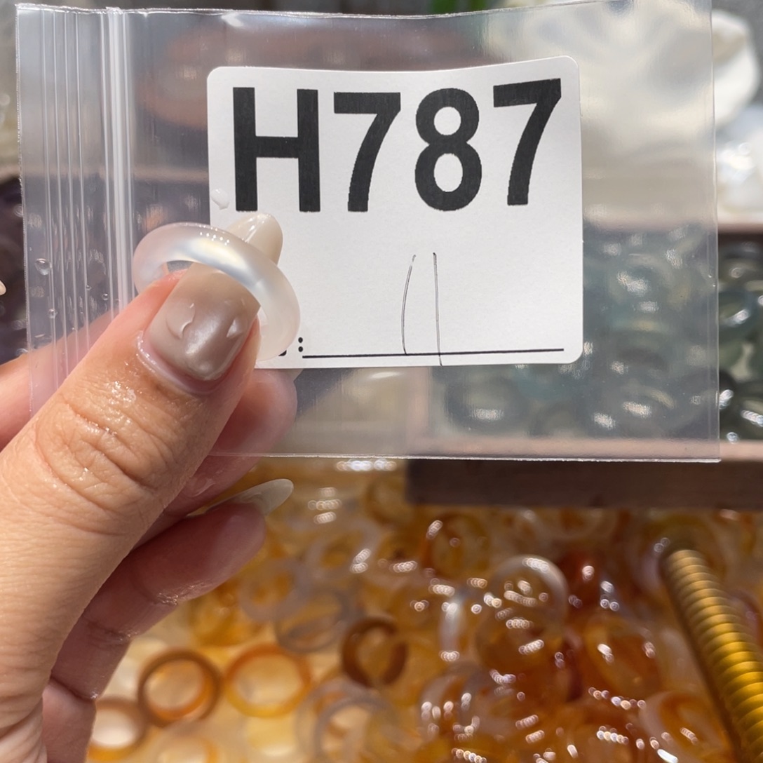 玛瑙/玉髓未镶嵌戒指787