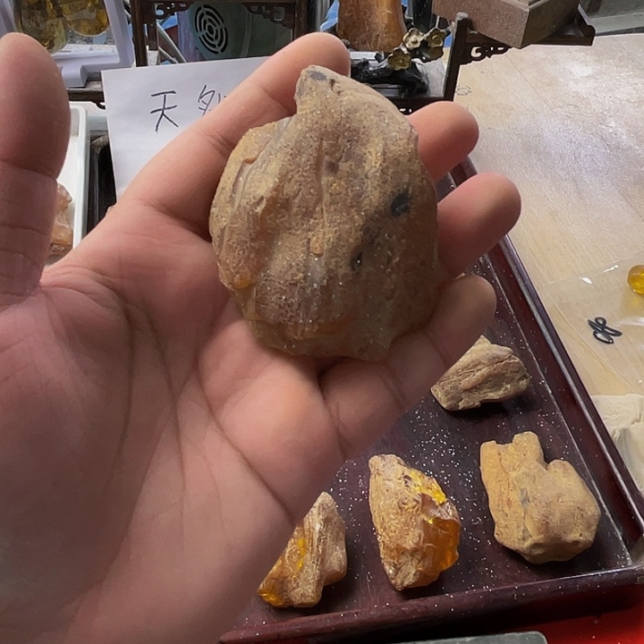 佛***修定制琥珀天然琥珀